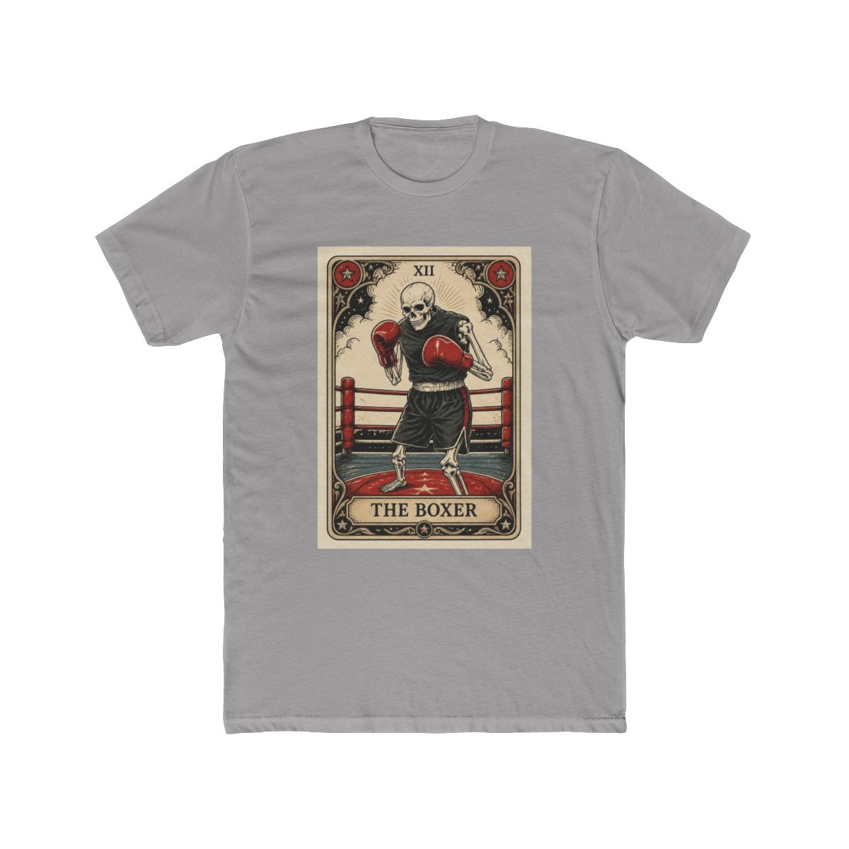 The Boxer Vintage Boxing Tarot Card Graphic Tee T Shirt - Official T-Shirts merchandise