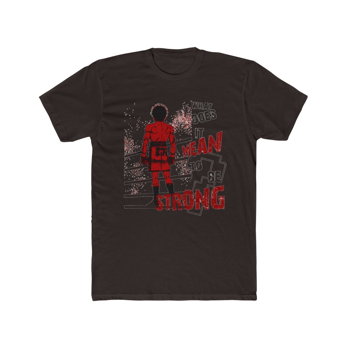 Ippo the boxer || What does it mean to be strong? T Shirt - alternate angle 2, merchandise
