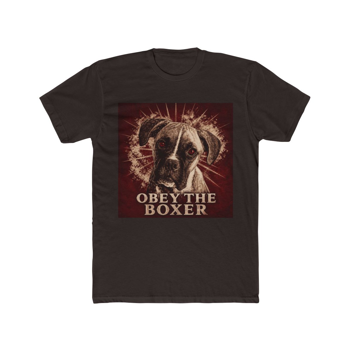 Funny Boxer Design - Obey The Boxer T Shirt - alternate angle 2, merchandise