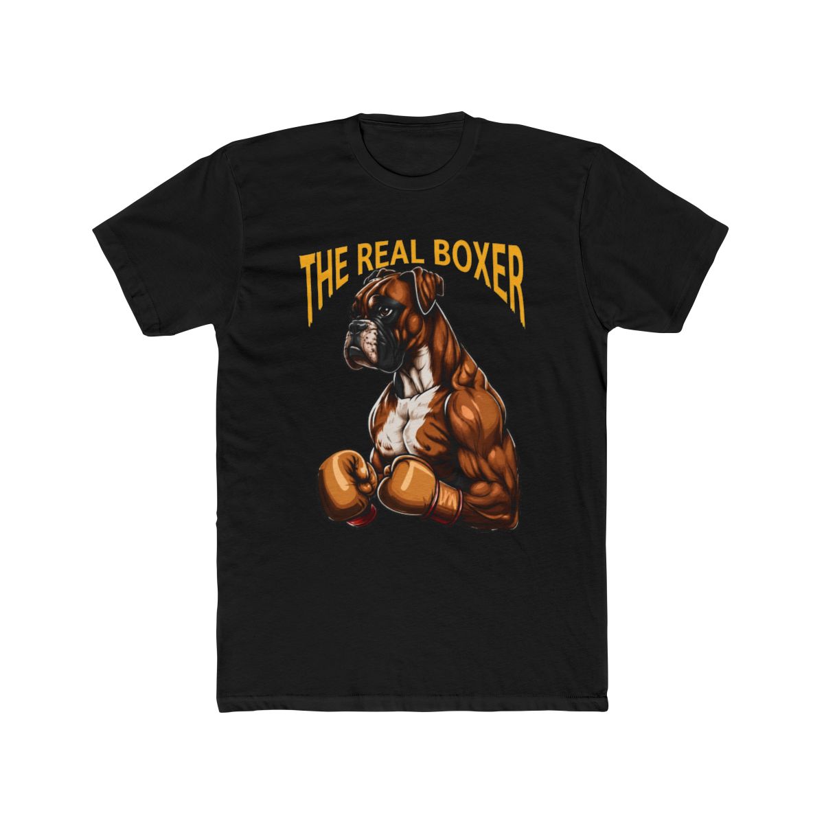 The Real Boxer T Shirt for Dog Lovers and Boxing Fans | The Boxer - alternate angle 3, merchandise
