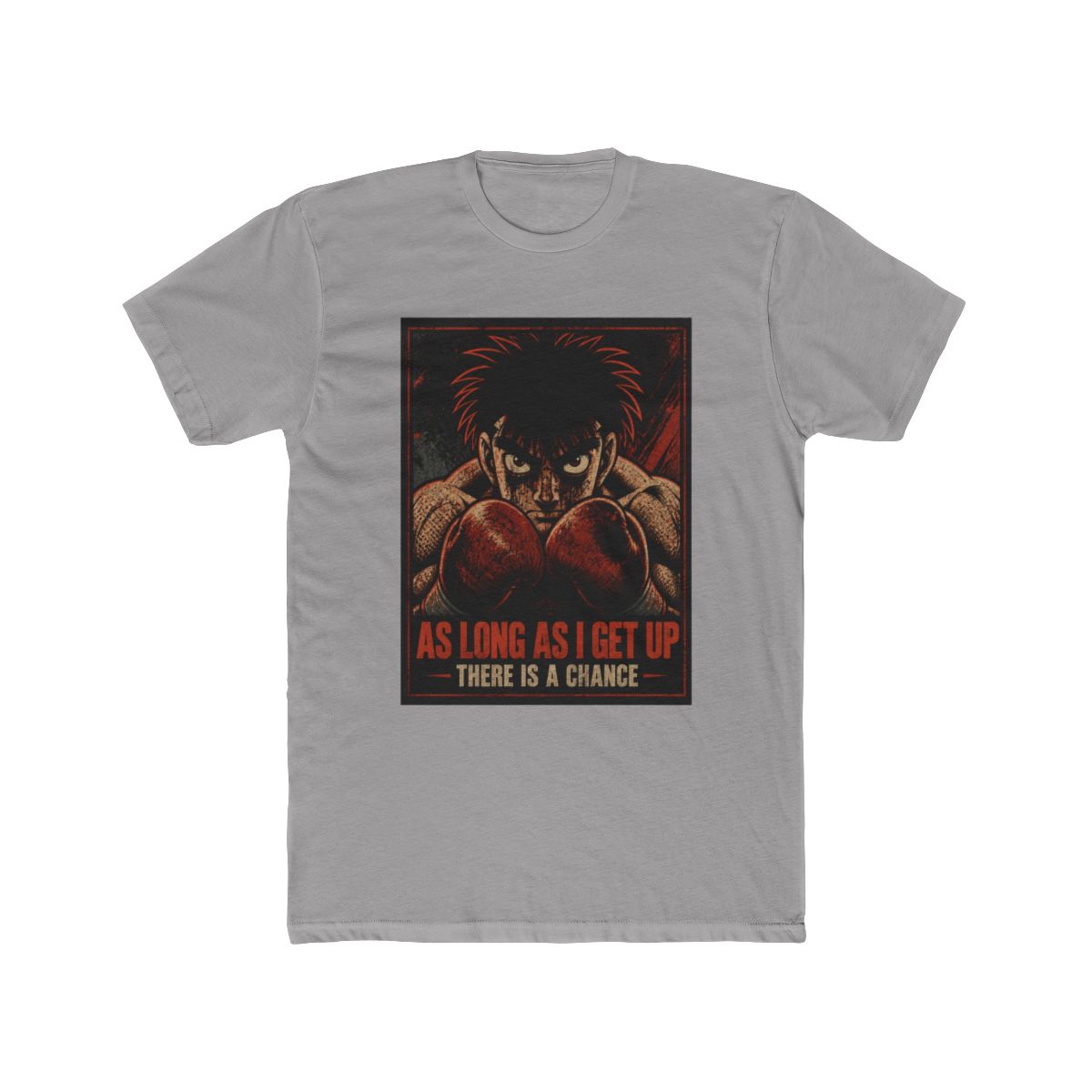 Ippo The Boxer quote T Shirt - alternate angle 2, merchandise