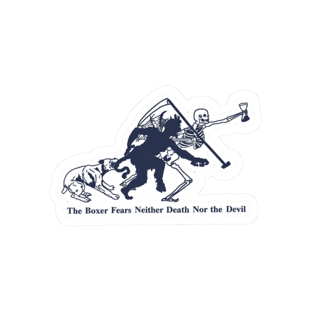 The Boxer fears neither death nor the devil - alternate angle 3, merchandise