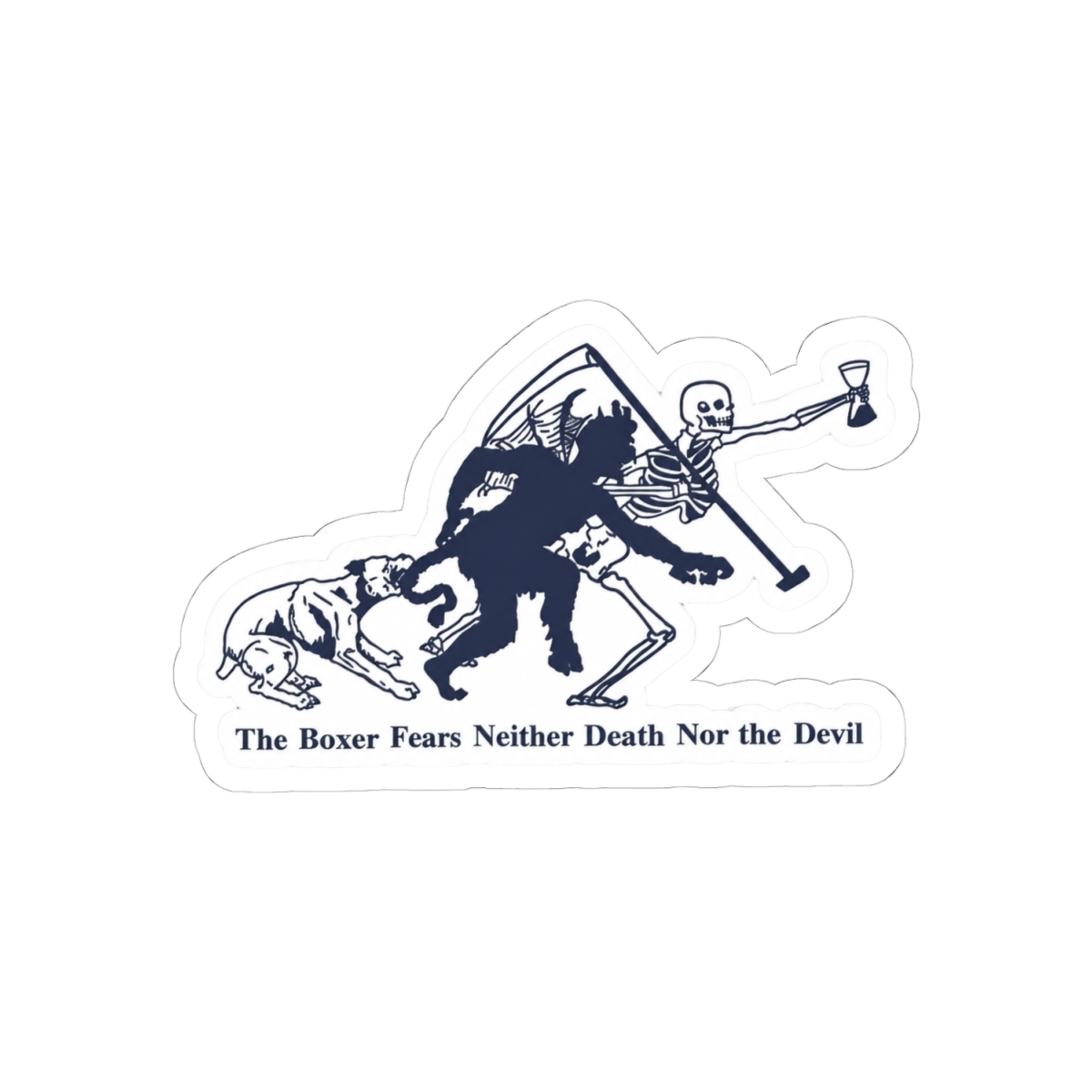 The Boxer fears neither death nor the devil - alternate angle 1, merchandise