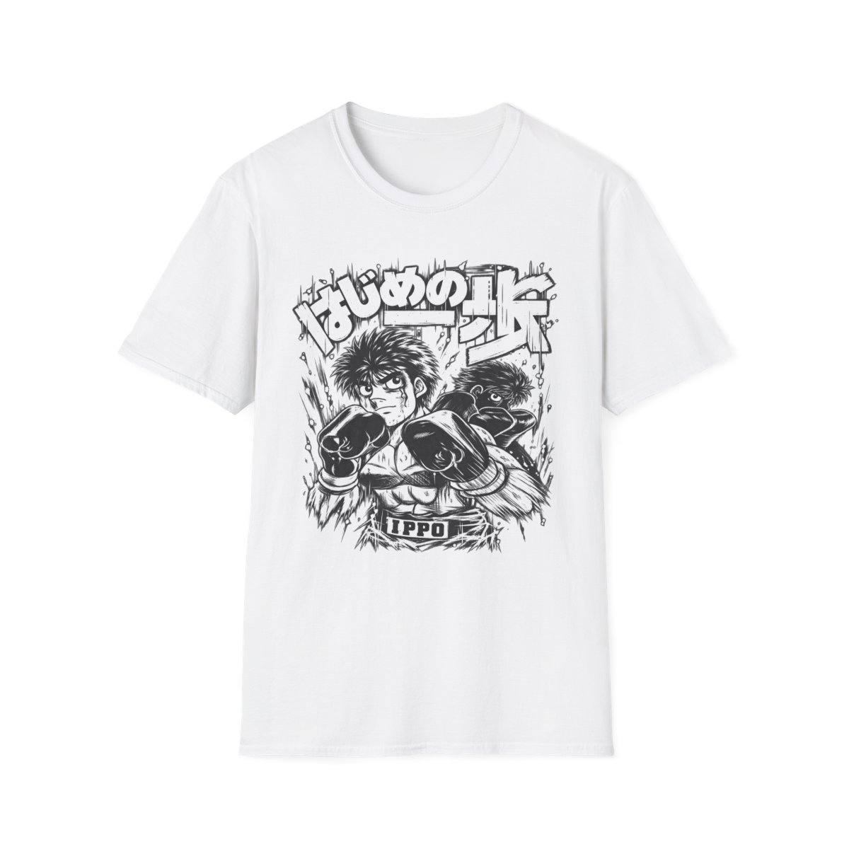 Ippo Boxing Manga Graphic T-Shirt | The Boxer Anime - Official T-Shirts merchandise