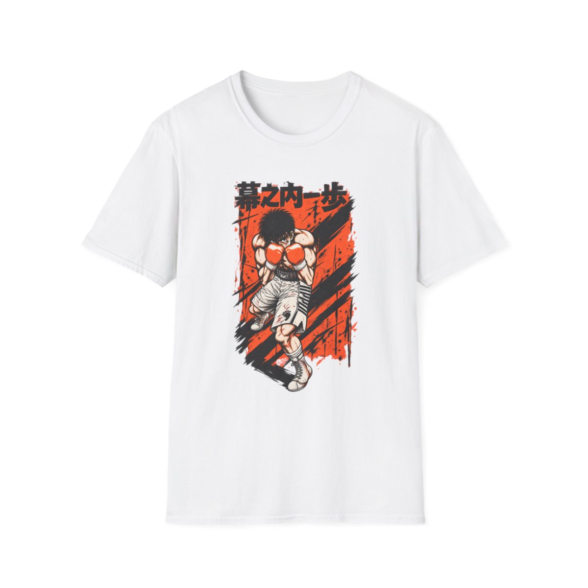 Boxer Illustration T-Shirt | The Boxer Anime - Official T-Shirts merchandise