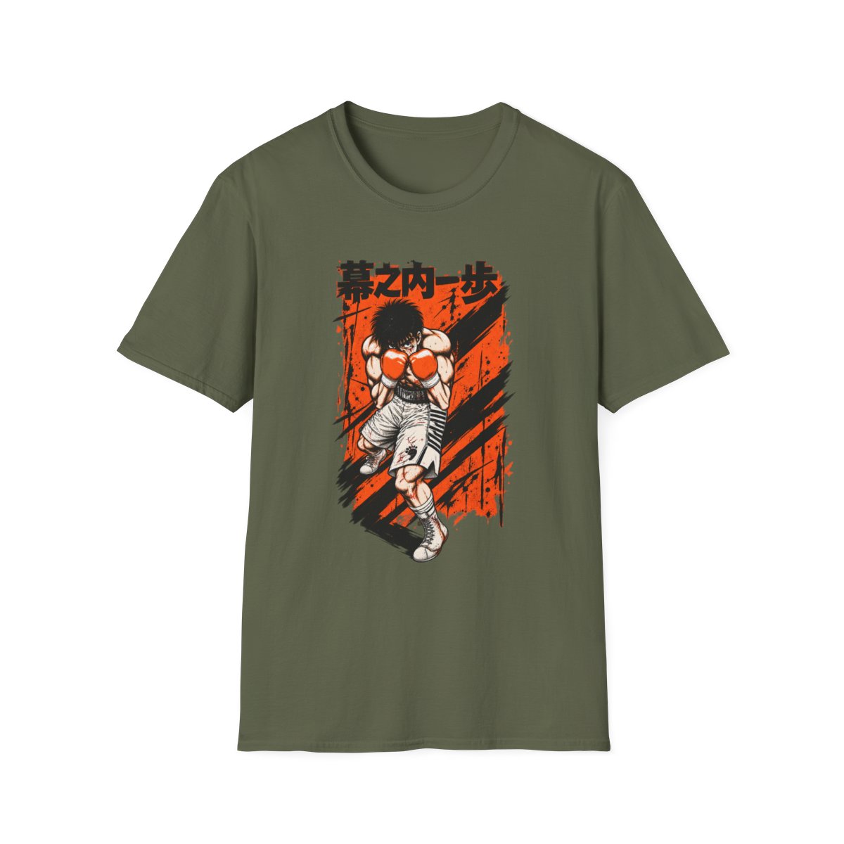 Boxer Illustration T-Shirt | The Boxer Anime - alternate angle 5, merchandise