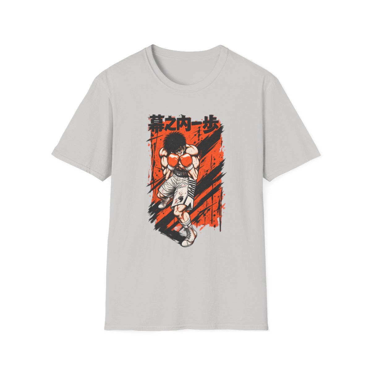 Boxer Illustration T-Shirt | The Boxer Anime - alternate angle 4, merchandise