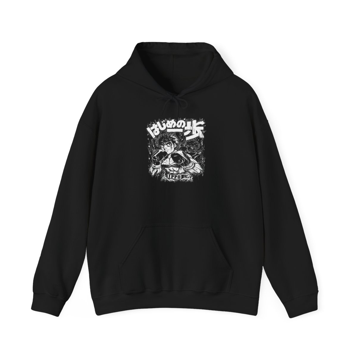 Anime Skull Samurai hoodie | The Boxer Anime - alternate angle 2, merchandise