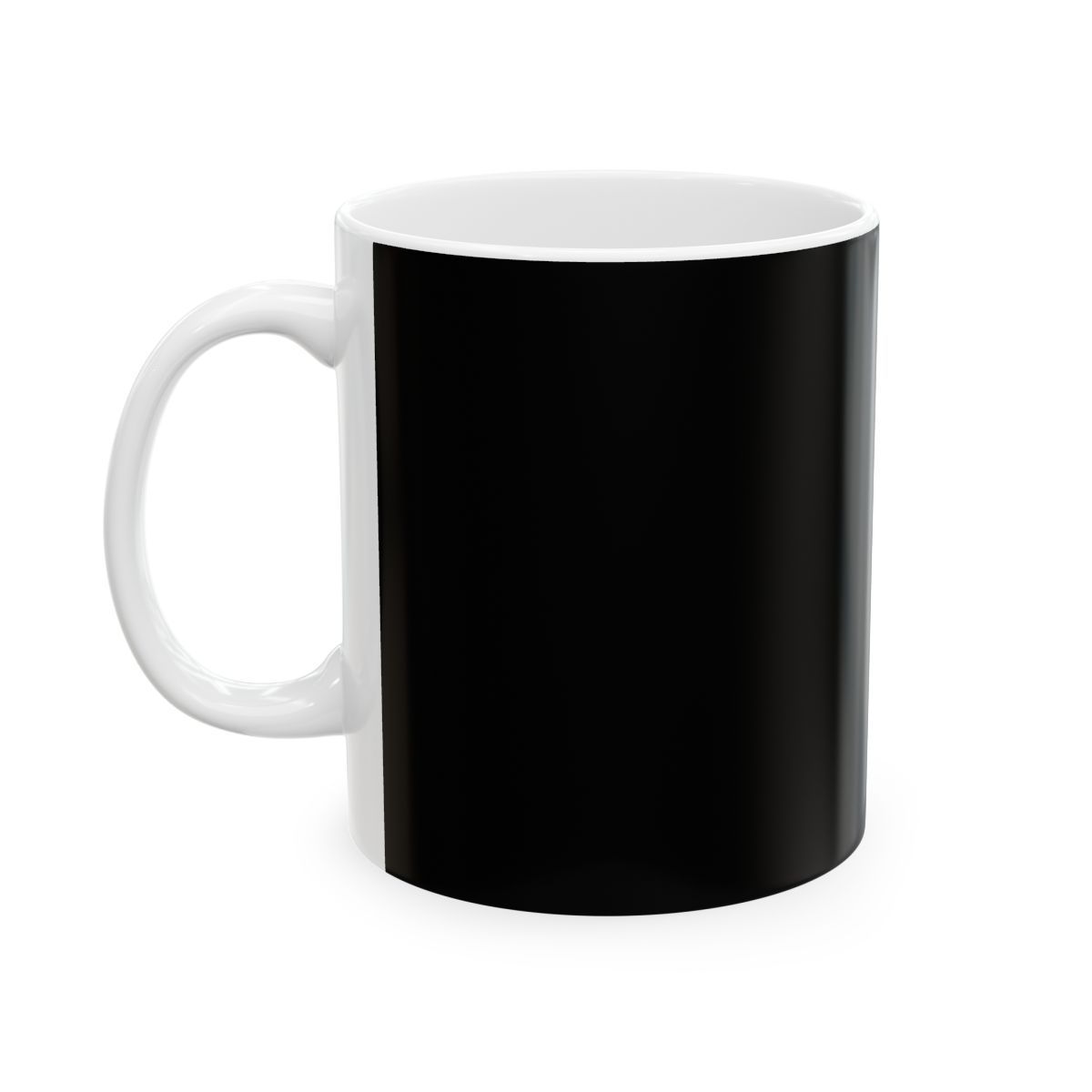 Cyber Samurai Skull Mug | Japanese Kanji, Neon Grid Retro | The Boxer Anime - alternate angle 3, merchandise